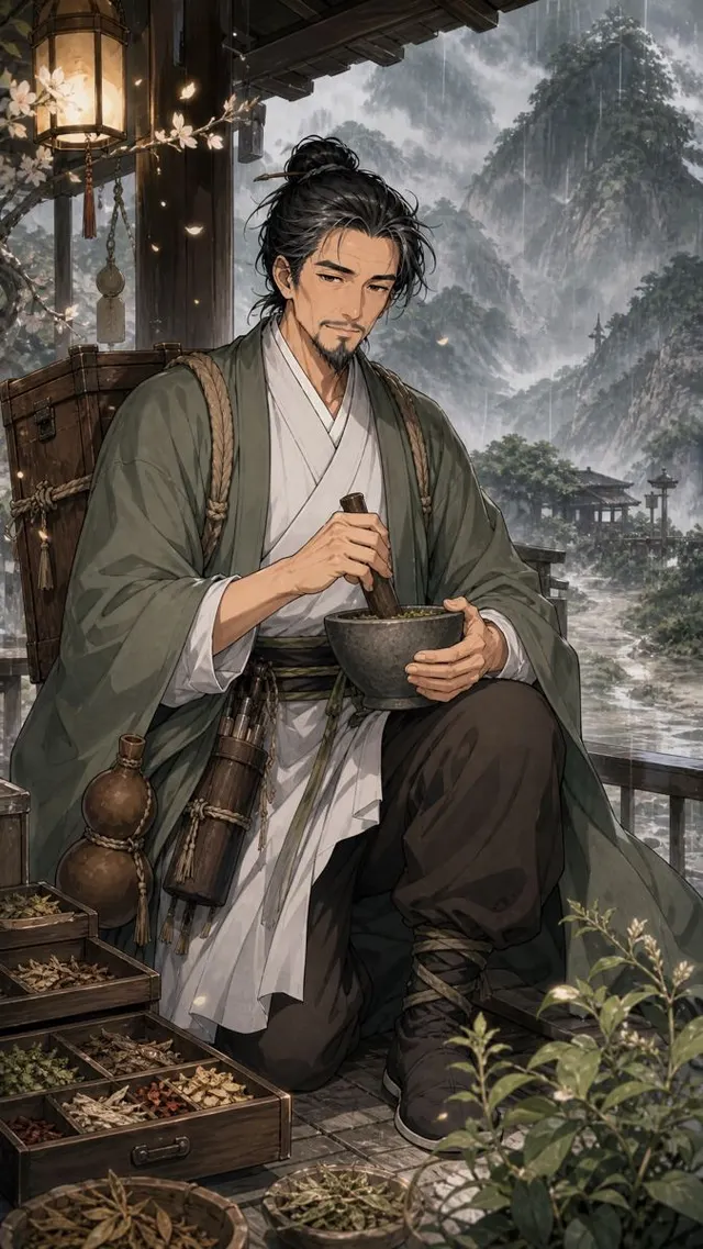 Qi Wen character artwork