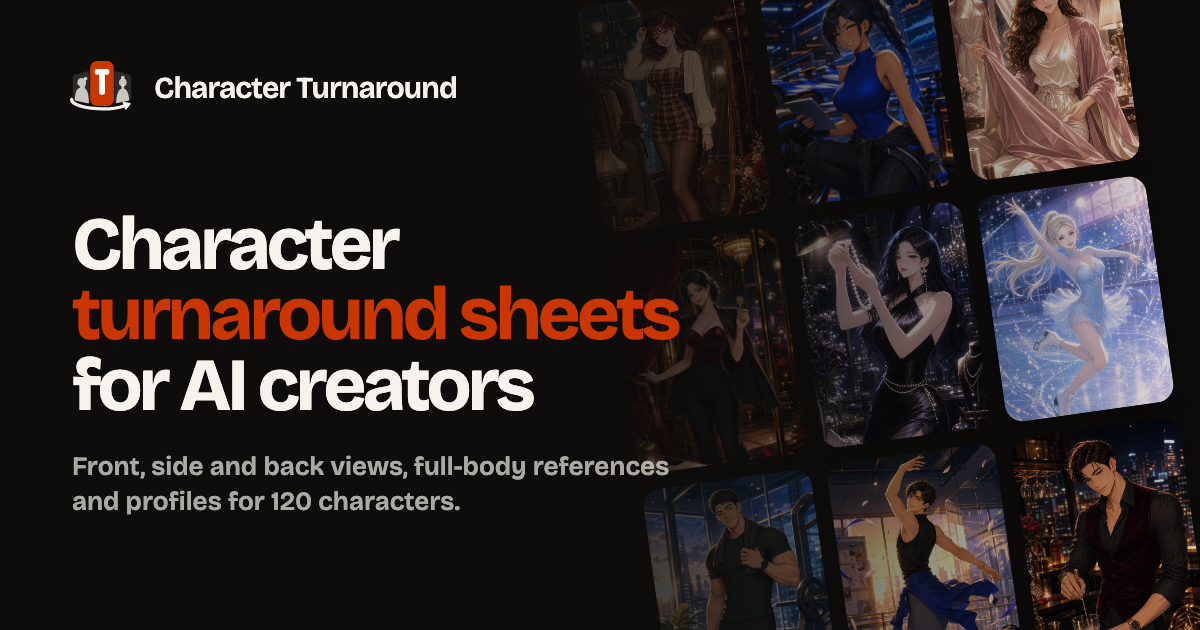 Character Turnaround Sheets — Browse 112 Characters | Character Turnaround